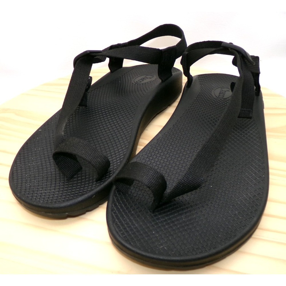 Chaco Bodhi‎ Classic Strap Sandals JCH108321 Mens Black Size 12 Toe Loop